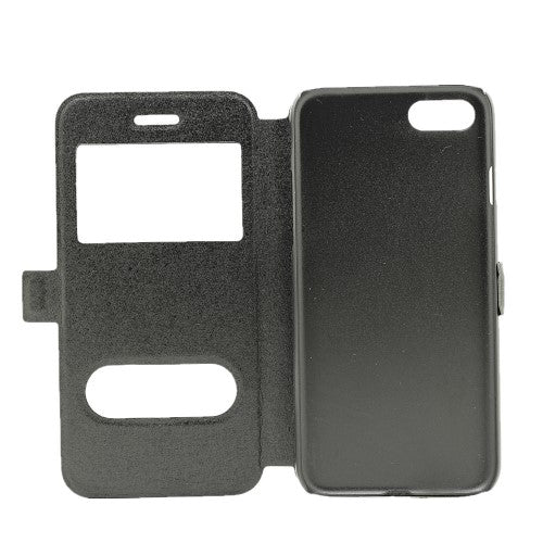 Wallet Case für Apple iPhone 8 7 SE 2020 Window View Silk Book Etui