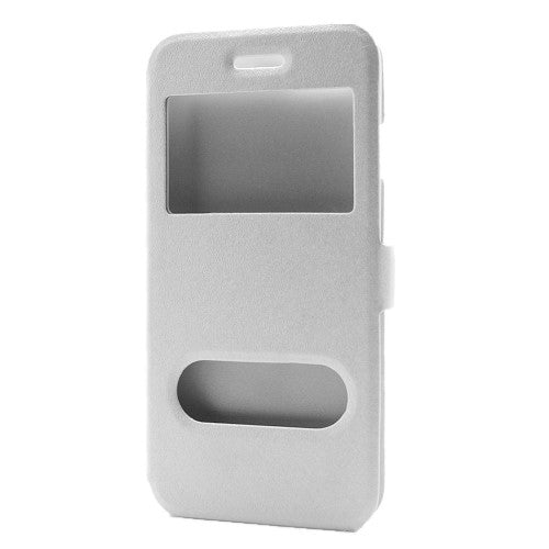 Wallet Case für Apple iPhone 8 7 SE 2020 Window View Silk Book Etui