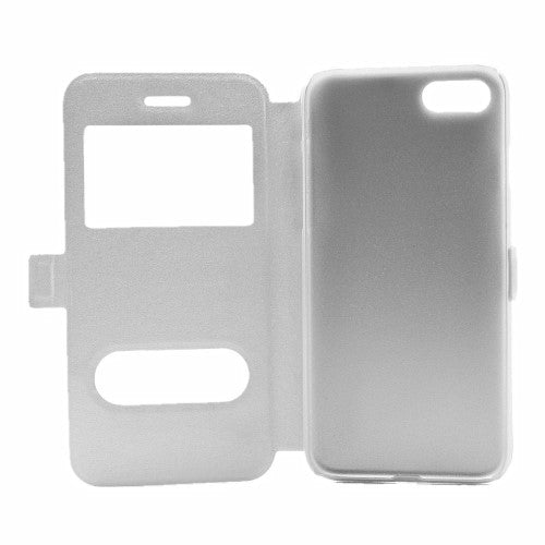 Wallet Case für Apple iPhone 8 7 SE 2020 Window View Silk Book Etui