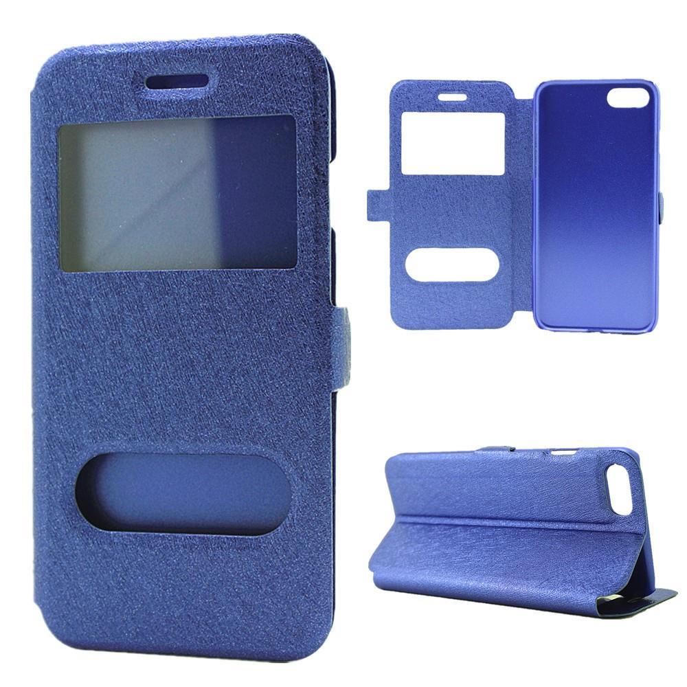 Wallet Case für Apple iPhone 8 7 SE 2020 Window View Silk Book Etui