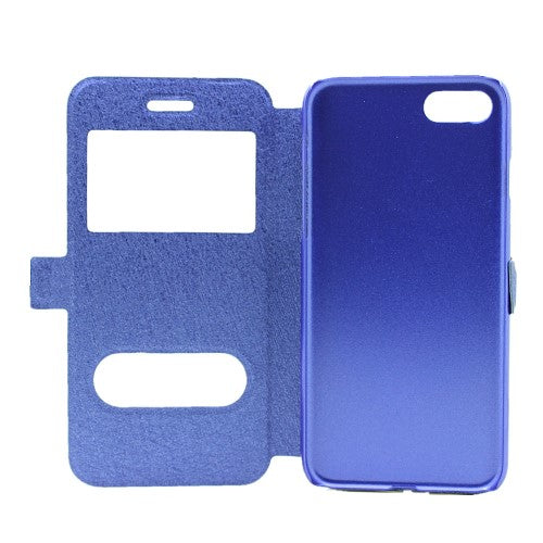 Wallet Case für Apple iPhone 8 7 SE 2020 Window View Silk Book Etui