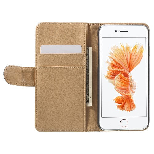 Wallet Case für Apple iPhone 8 7 SE 2020 Snake Schlange Muster Etui