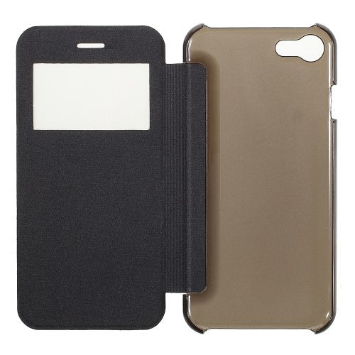 Wallet Case für Apple iPhone 8 7 SE 2020 Window View Brushed Look