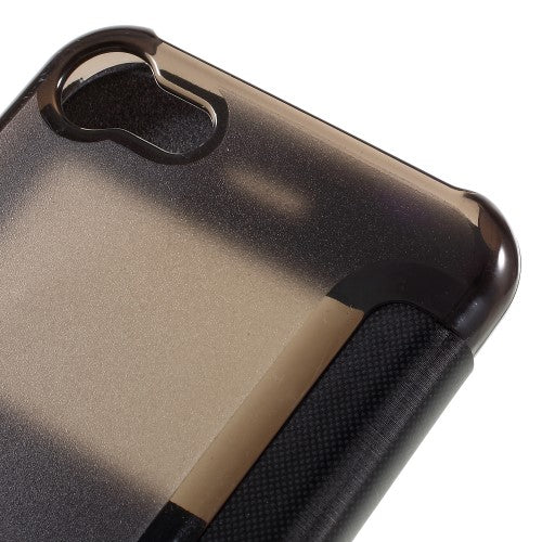 Wallet Case für Apple iPhone 8 7 SE 2020 Window View Brushed Look