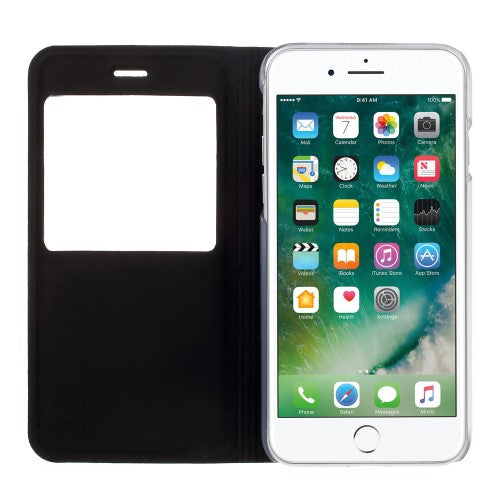 Wallet Case für Apple iPhone 8 7 SE 2020 Window View Book Etui
