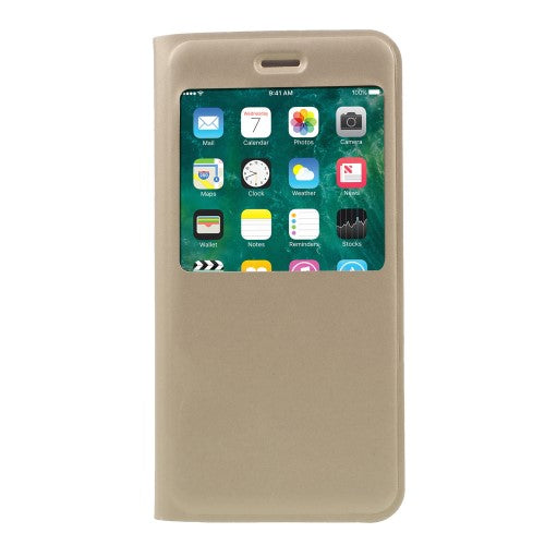 Wallet Case für Apple iPhone 8 7 SE 2020 Window View Book Etui
