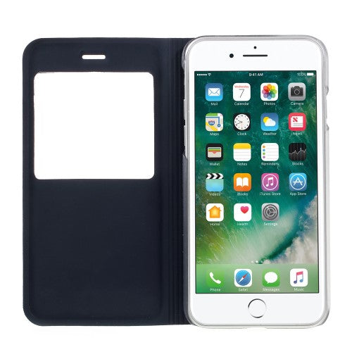 Wallet Case für Apple iPhone 8 7 SE 2020 Window View Book Etui