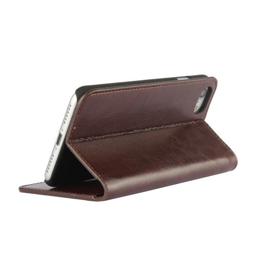 Wallet Case für APPLE IPHONE 8 7 SE 2020 SE 2022 Leder Handy Tasche Crazy Horse