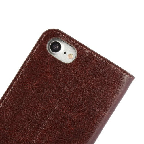 Wallet Case für APPLE IPHONE 8 7 SE 2020 SE 2022 Leder Handy Tasche Crazy Horse