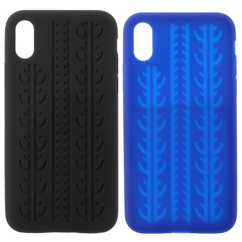 Silikon Case für Apple iPhone XS X Soft Reifenprofil