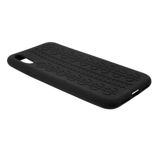 Silikon Case für Apple iPhone XS X Soft Reifenprofil