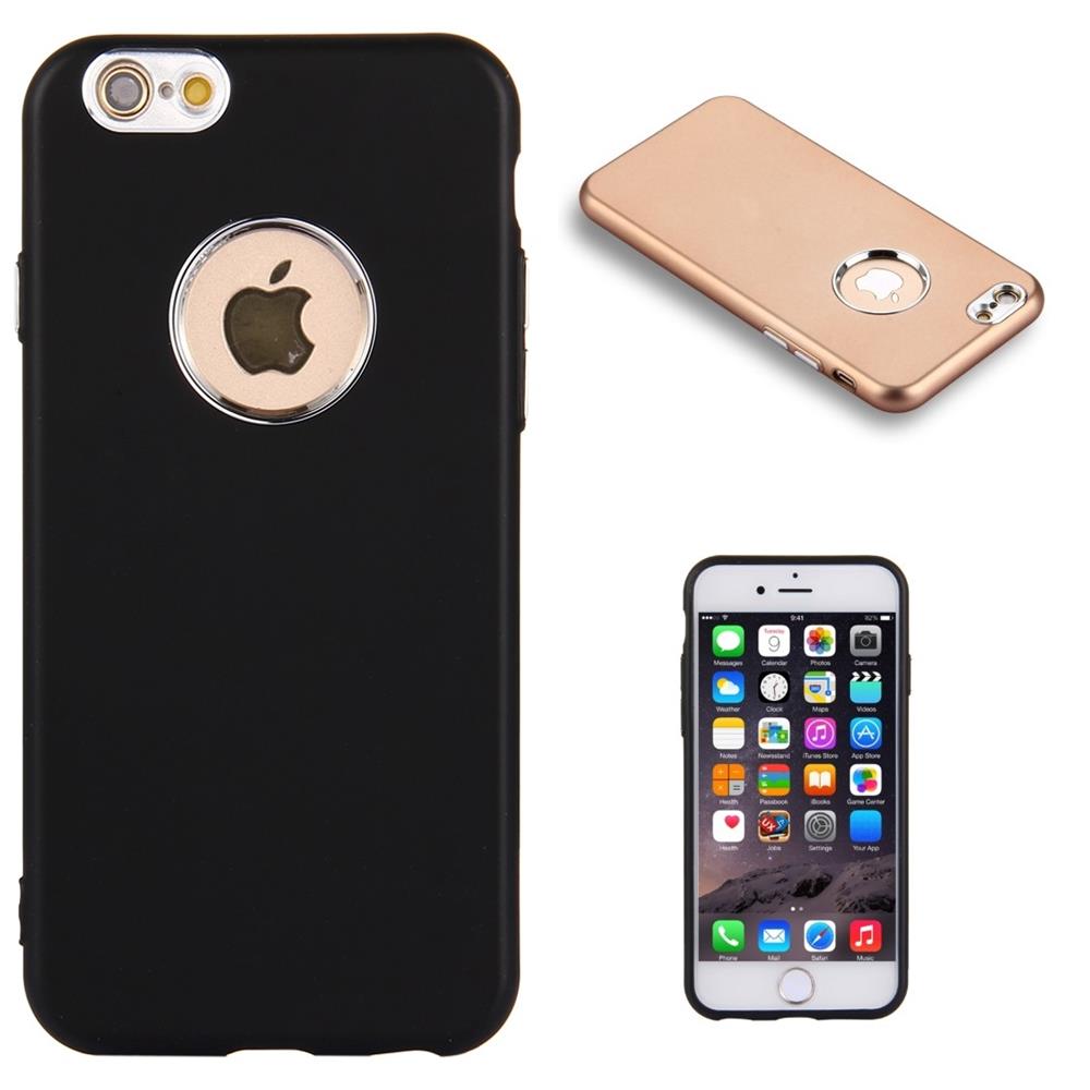 TPU Case für Apple iPhone 6 6S Pure Colour Metal Style