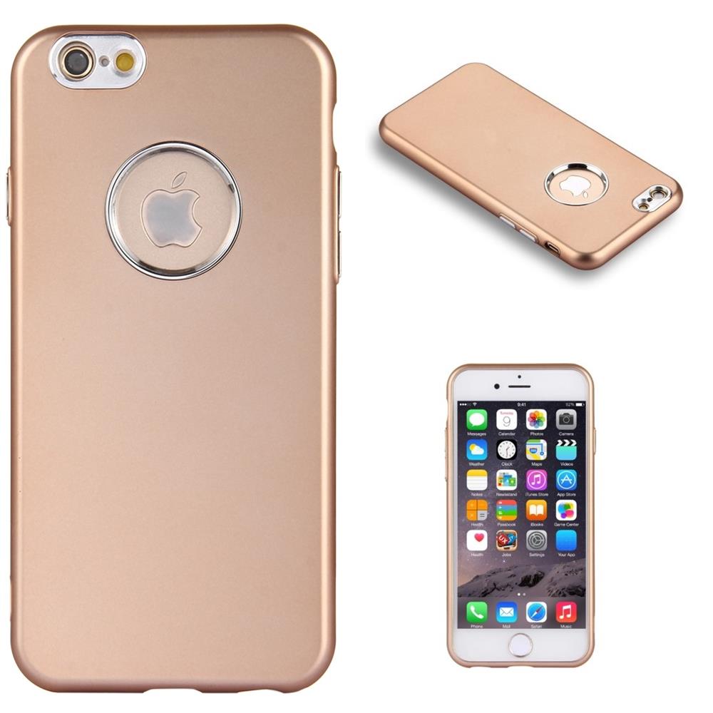 TPU Case für Apple iPhone 6 6S Pure Colour Metal Style