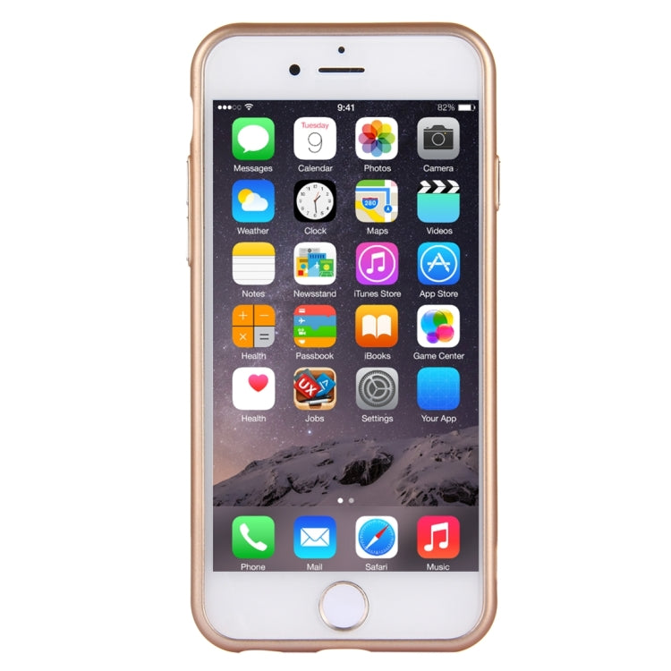 TPU Case für Apple iPhone 6 6S Pure Colour Metal Style