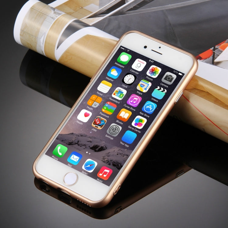 TPU Case für Apple iPhone 6 6S Pure Colour Metal Style