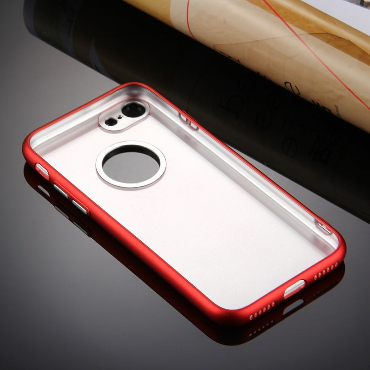 TPU Case für Apple iPhone 8 7 SE 2020 Pure Colour Metal Style