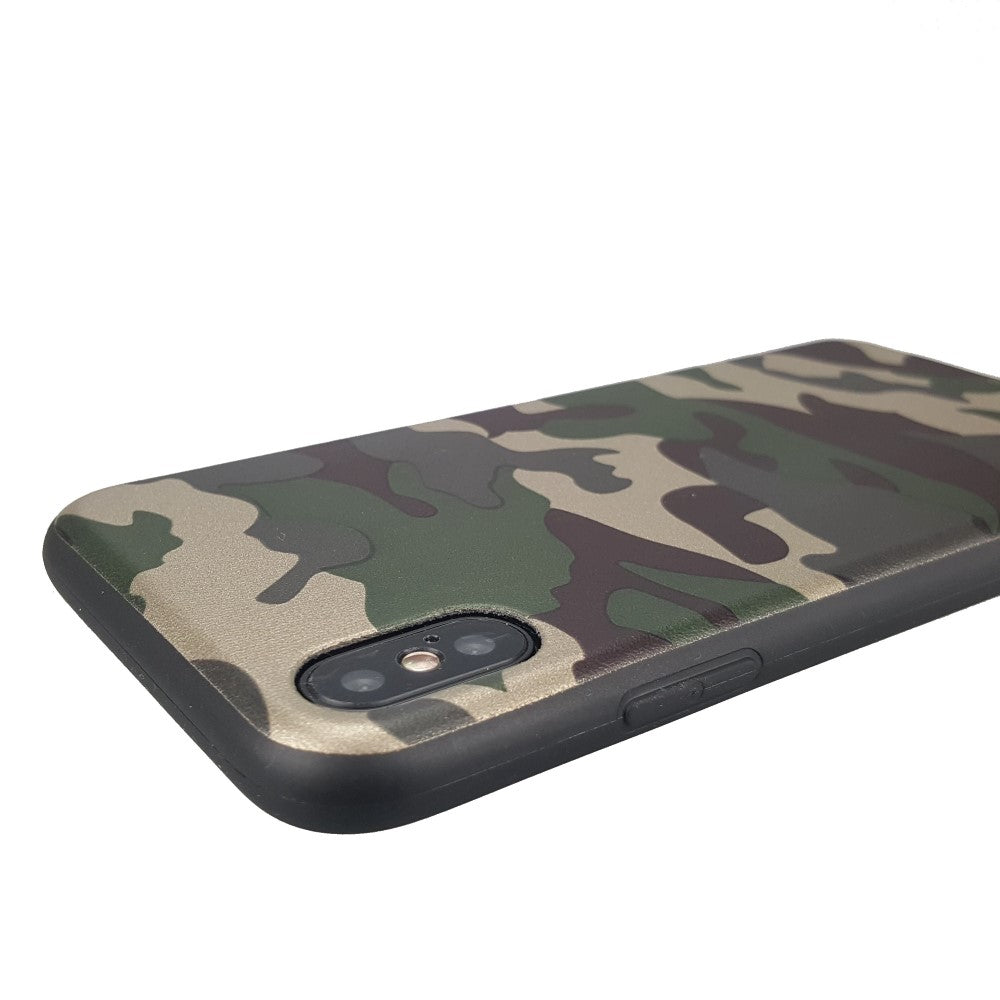 TPU Case für Apple iPhone XS X Flexi Camouflage Muster