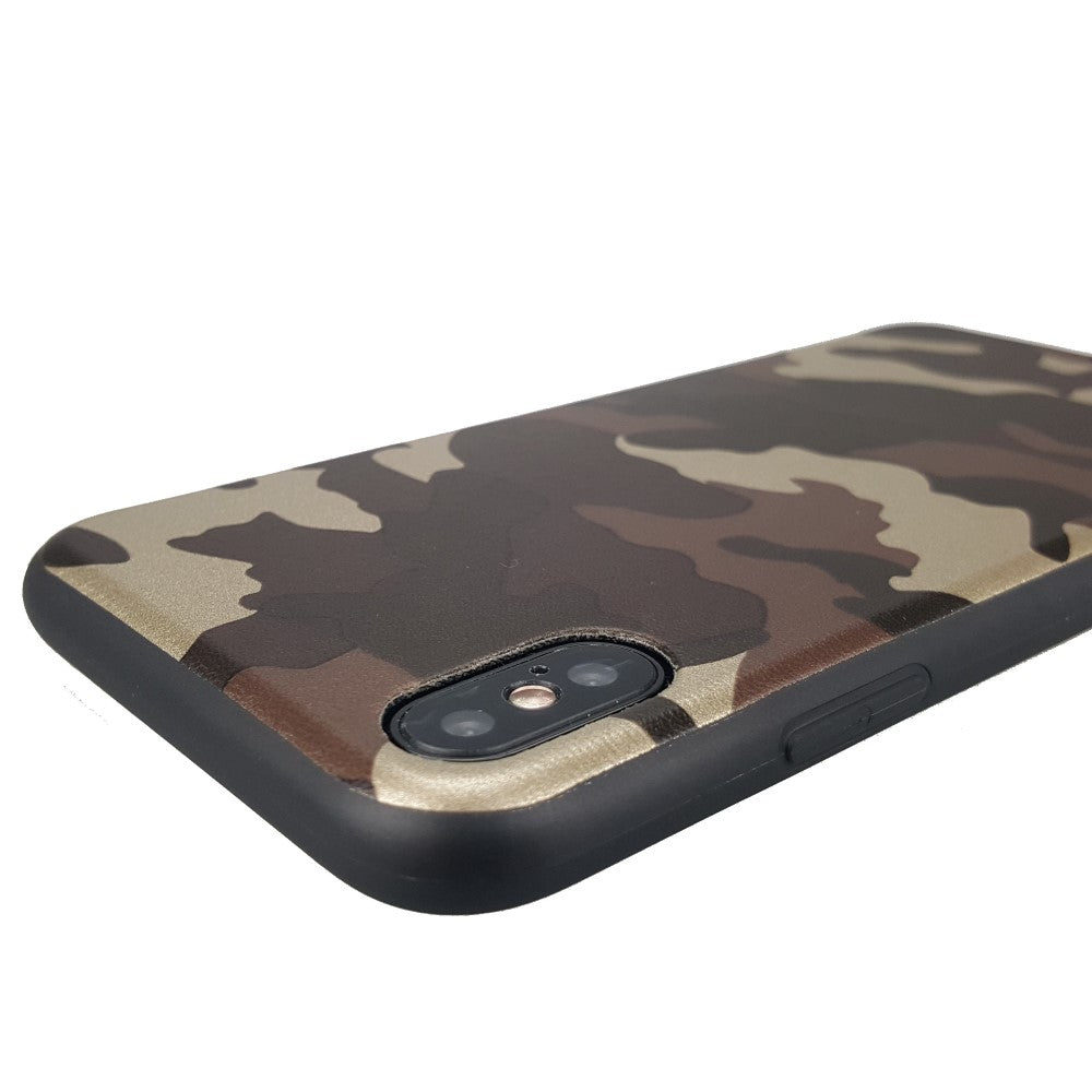 TPU Case für Apple iPhone XS X Flexi Camouflage Muster