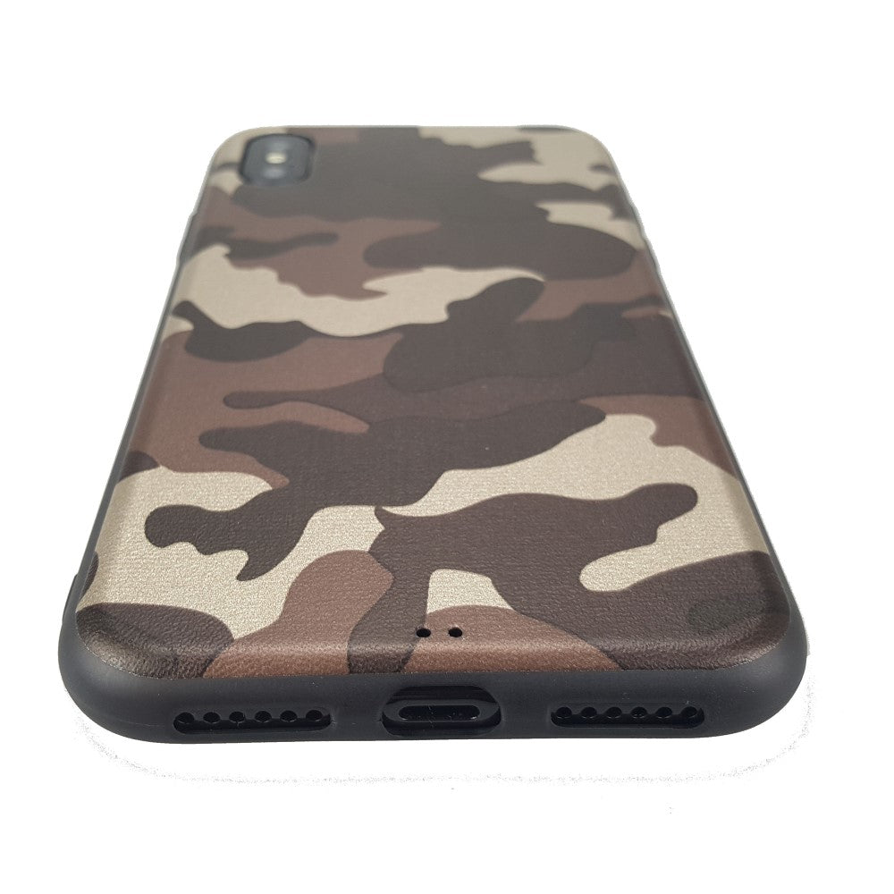TPU Case für Apple iPhone XS X Flexi Camouflage Muster
