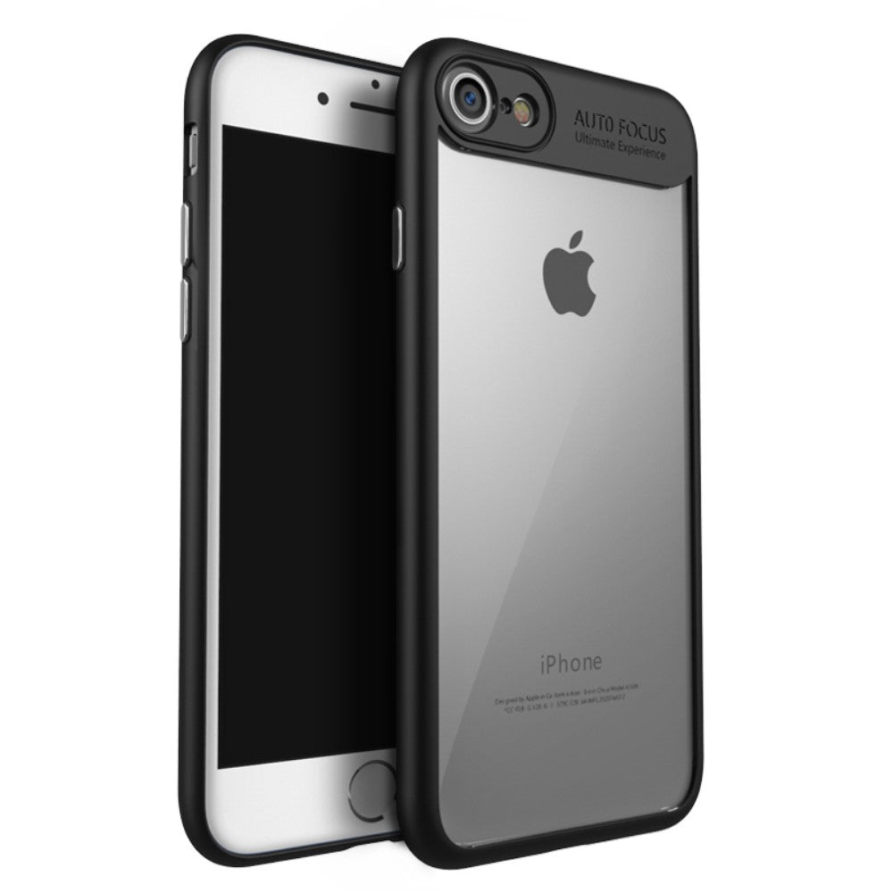 IPAKY TPU Gel Case für Apple iPhone 8 7 SE 2020 Frame elastisch Transparent