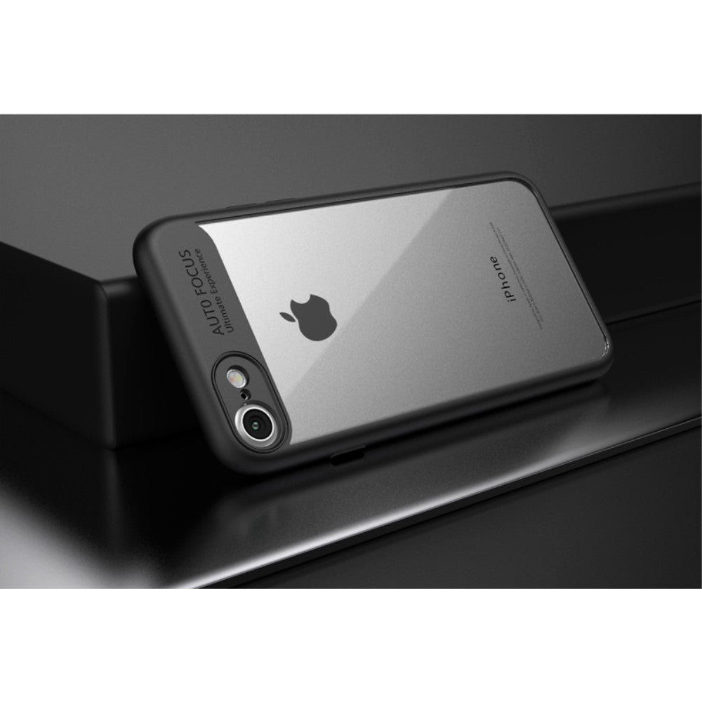IPAKY TPU Gel Case für Apple iPhone 8 7 SE 2020 Frame elastisch Transparent