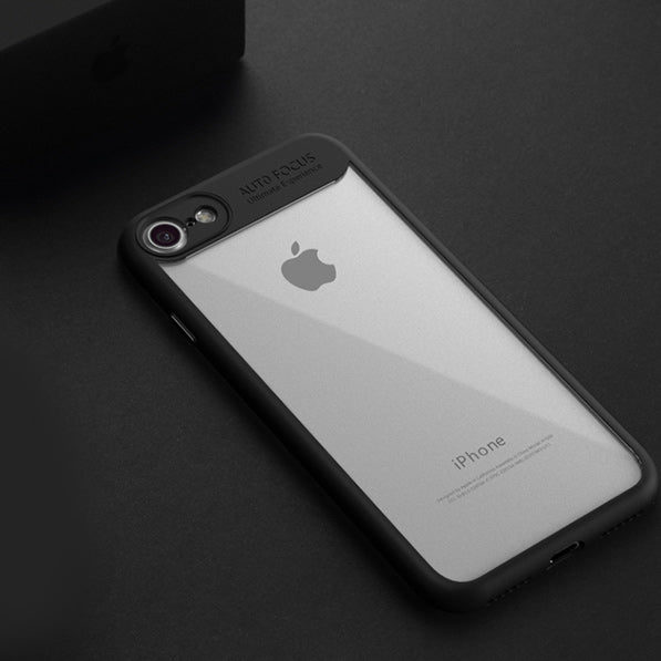 IPAKY TPU Gel Case für Apple iPhone 8 7 SE 2020 Frame elastisch Transparent