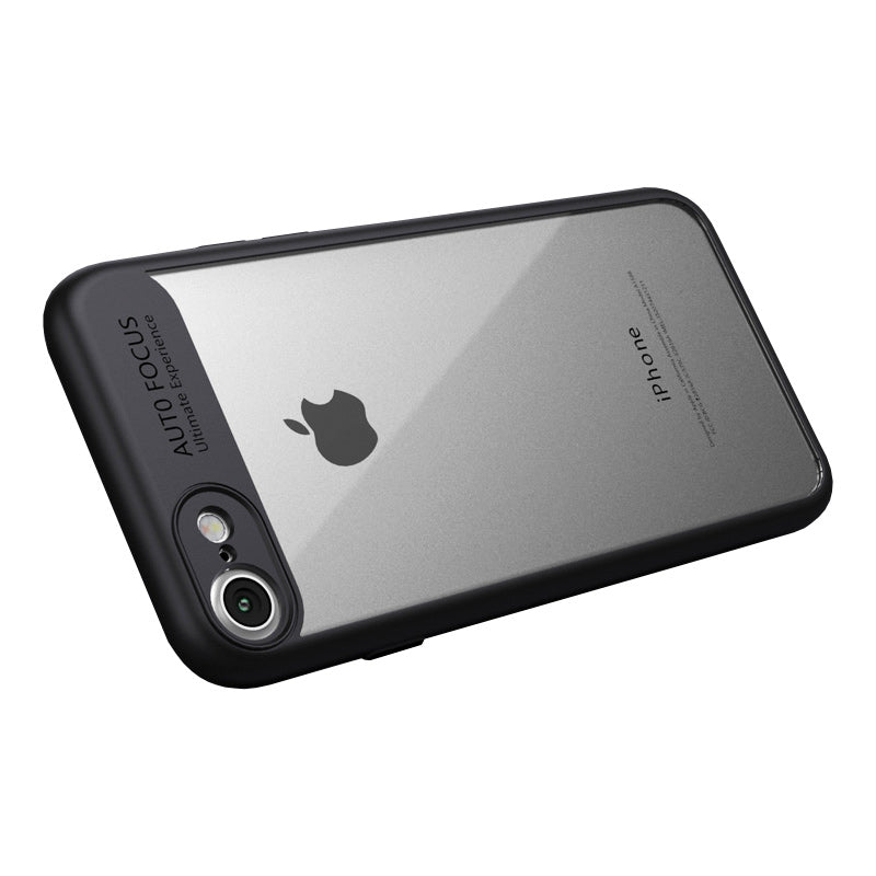 IPAKY TPU Gel Case für Apple iPhone 8 7 SE 2020 Frame elastisch Transparent