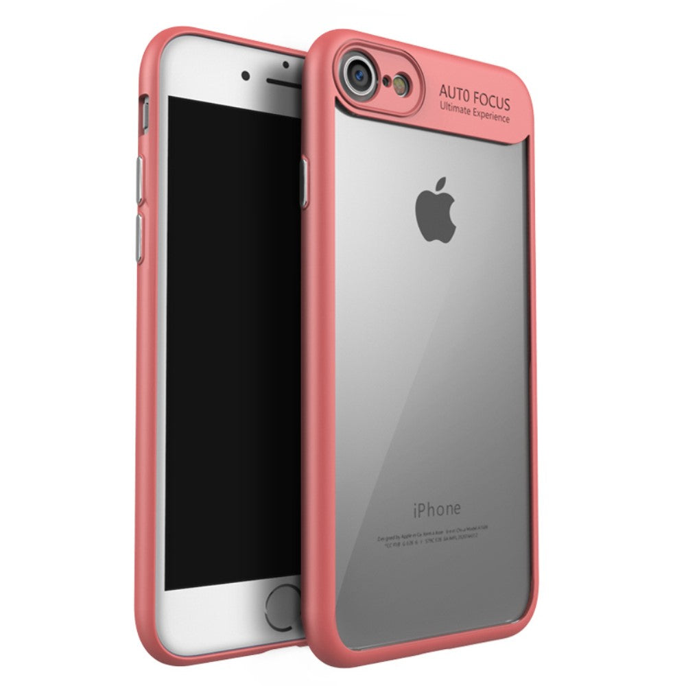 IPAKY TPU Gel Case für Apple iPhone 8 7 SE 2020 Frame elastisch Transparent