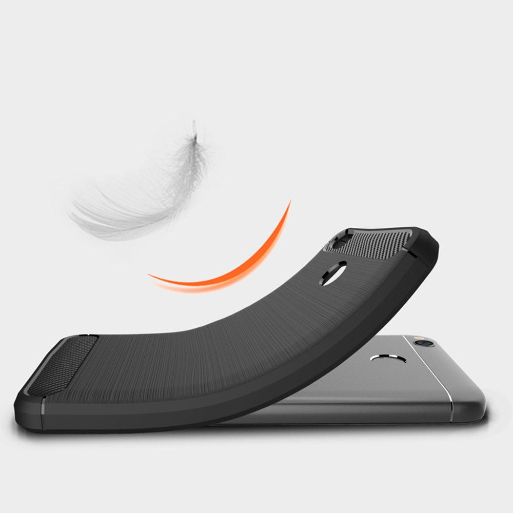 TPU Case für APPLE IPHONE 6 6S Carbon Fiber Skin Brushed Muster Schutzhülle
