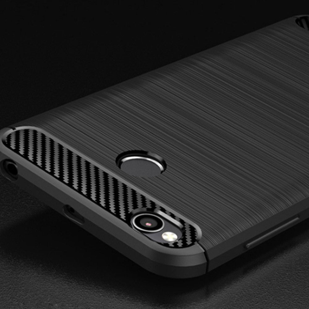 TPU Case für APPLE IPHONE 6 6S Carbon Fiber Skin Brushed Muster Schutzhülle