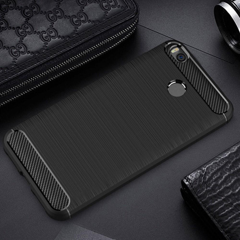 TPU Case für APPLE IPHONE 6 6S Carbon Fiber Skin Brushed Muster Schutzhülle