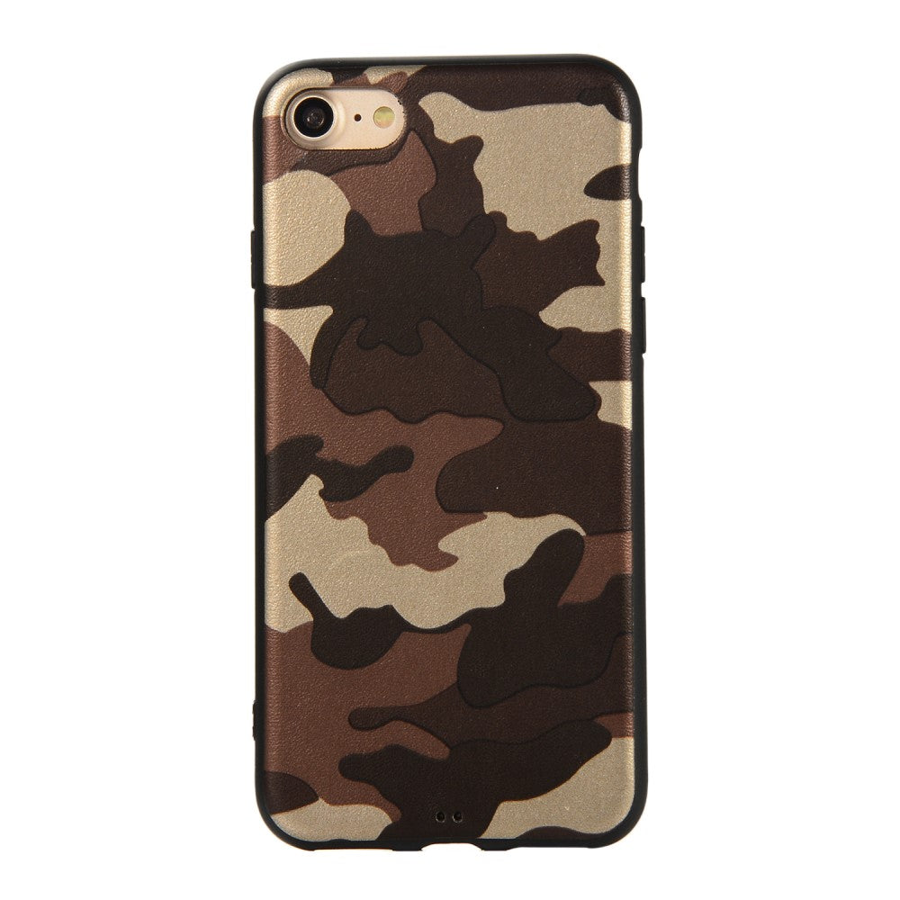 TPU Case für APPLE IPHONE 8 7 SE 2020 Camouflage Muster Flexi Tarn Handyhülle