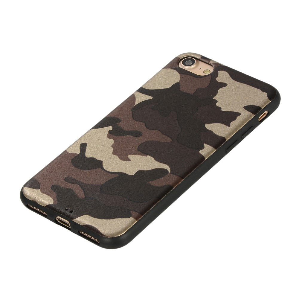 TPU Case für APPLE IPHONE 8 7 SE 2020 Camouflage Muster Flexi Tarn Handyhülle