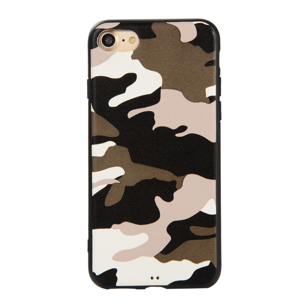 TPU Case für APPLE IPHONE 8 7 SE 2020 Camouflage Muster Flexi Tarn Handyhülle