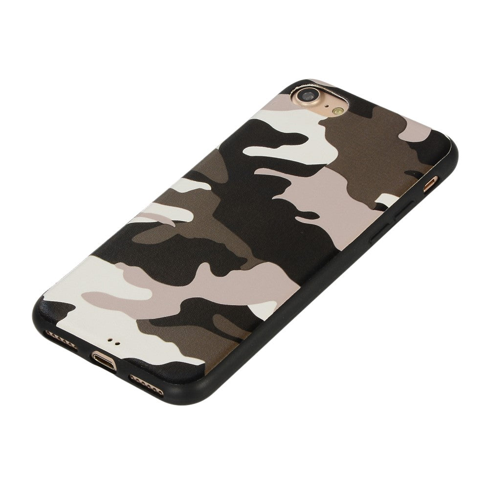 TPU Case für APPLE IPHONE 8 7 SE 2020 Camouflage Muster Flexi Tarn Handyhülle