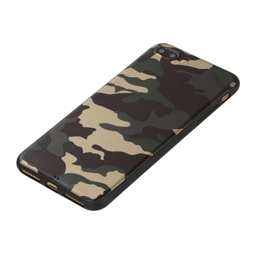 TPU Case für Apple iPhone 8 PLUS 7 PLUS Camouflage Muster Flexi Handyhülle