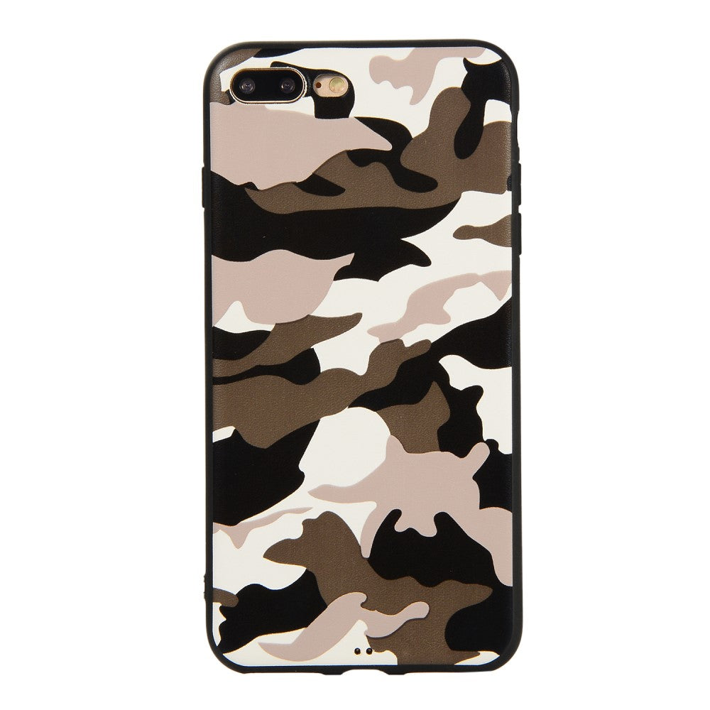 TPU Case für Apple iPhone 8 PLUS 7 PLUS Camouflage Muster Flexi Handyhülle