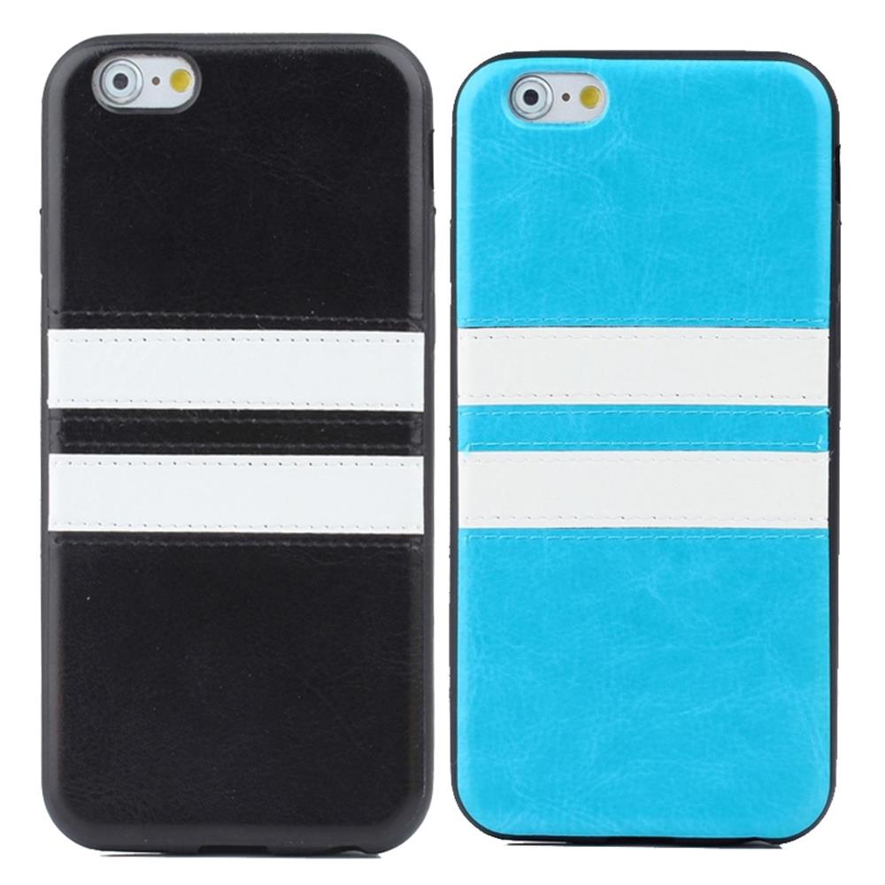 TPU Case für Apple iPhone 6 6S Double Stripe