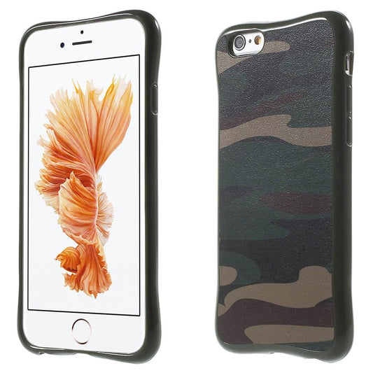 TPU Gel Case für Apple iPhone 6 6S Camouflage Pattern Anti-Shock