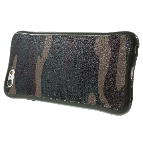 TPU Gel Case für Apple iPhone 6 6S Camouflage Pattern Anti-Shock