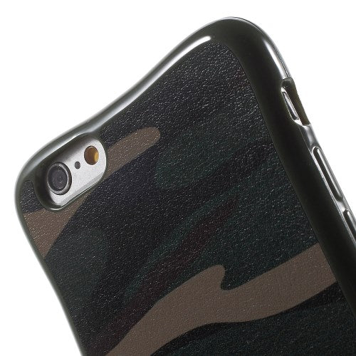 TPU Gel Case für Apple iPhone 6 6S Camouflage Pattern Anti-Shock