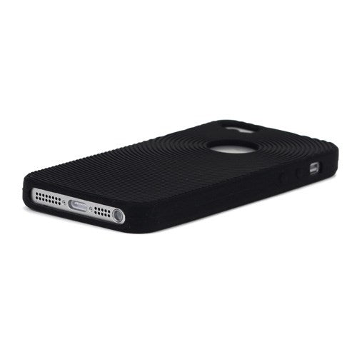 Silikon Case für Apple iPhone SE 5 5S Soft Swirling Kreis Muster