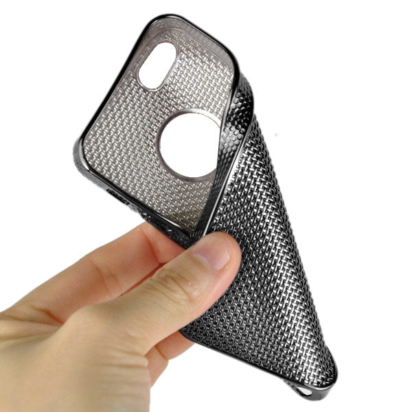 TPU Case für Apple iPhone SE 5 5S Soft Metal Chain Look Kette