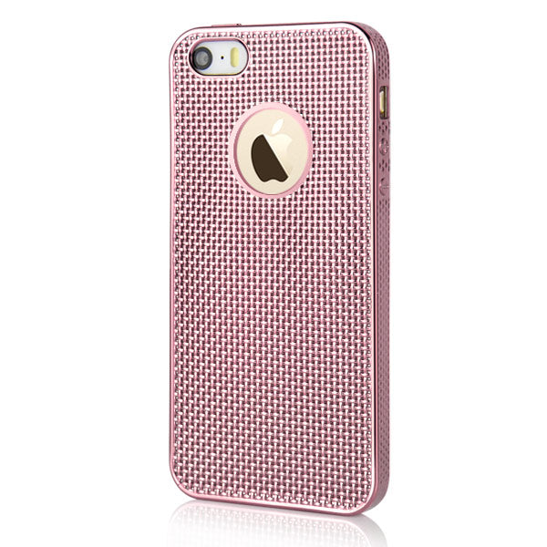 TPU Case für Apple iPhone SE 5 5S Soft Metal Chain Look Kette