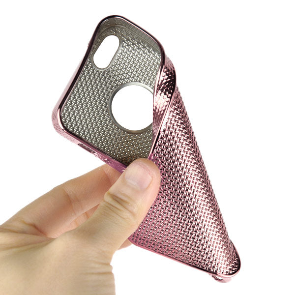 TPU Case für Apple iPhone SE 5 5S Soft Metal Chain Look Kette