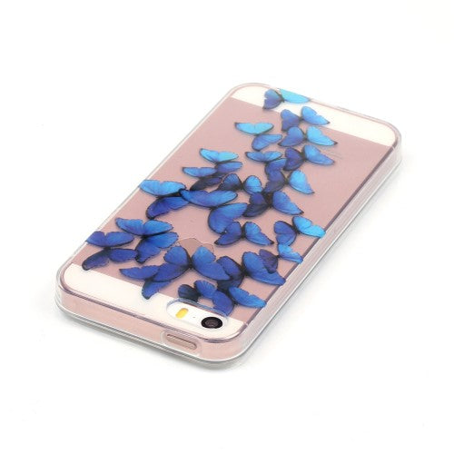 Apple iPhone SE 5 5S TPU IMD Gel Case Transparent Motiv