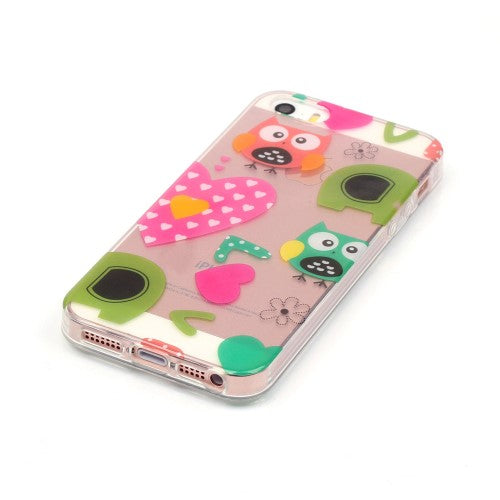 Apple iPhone SE 5 5S TPU IMD Gel Case Transparent Motiv