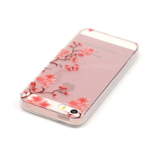 Apple iPhone SE 5 5S TPU IMD Gel Case Transparent Motiv
