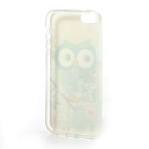 Apple iPhone SE 5 5S TPU IMD Case Cartoon Owl