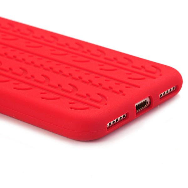 Silikon Case für Apple iPhone 8 7 SE 2020 Soft Reifenprofil